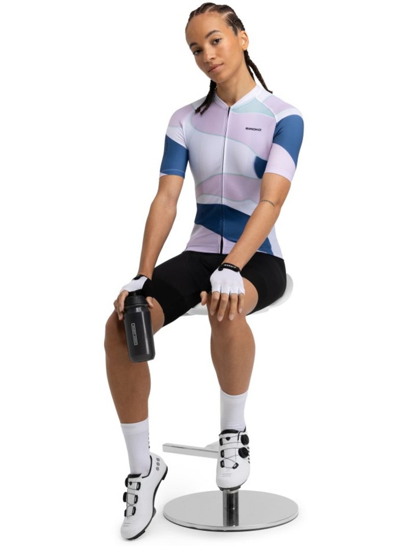 Camisola de ciclismo manga curta mulher Branco - Kiabi