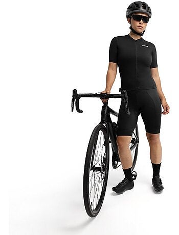 Camisola de ciclismo manga curta mulher