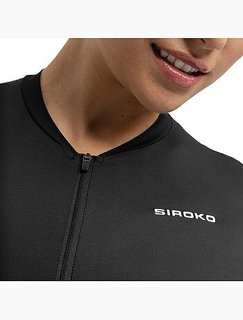Camisola de ciclismo manga curta mulher