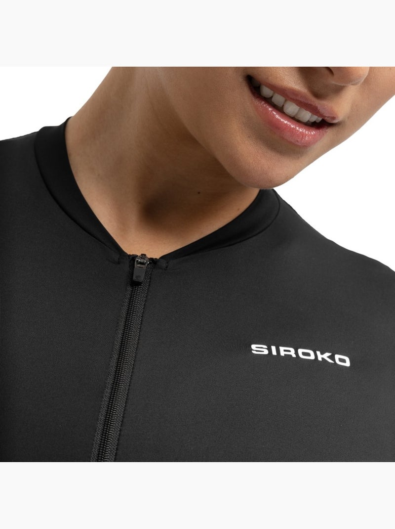 Camisola de ciclismo manga curta mulher Preto - Kiabi