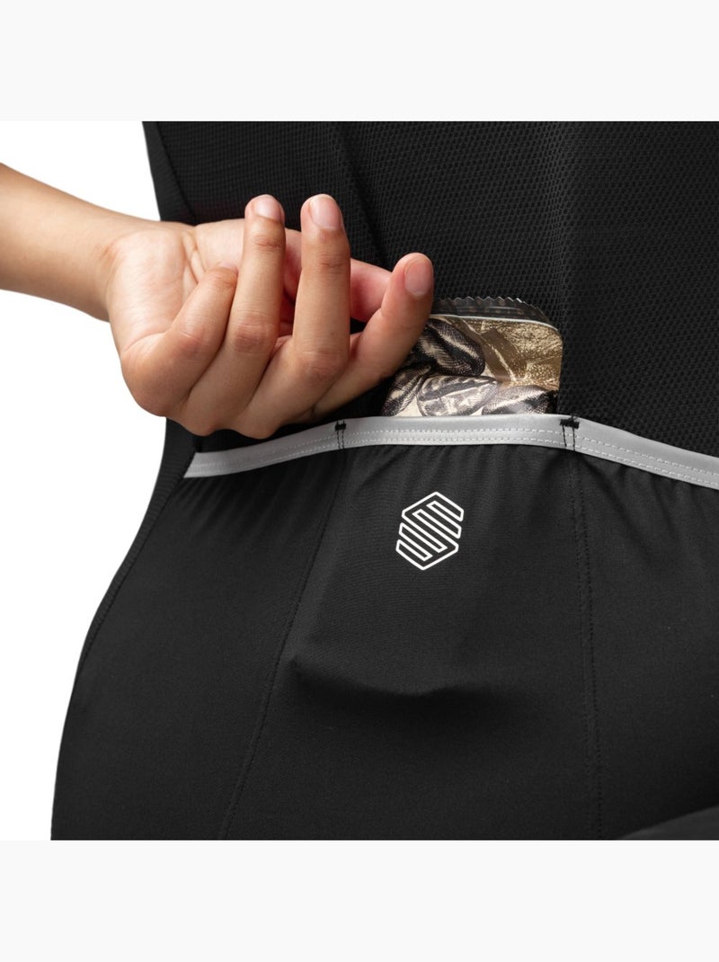 Camisola de ciclismo manga curta mulher Preto - Kiabi