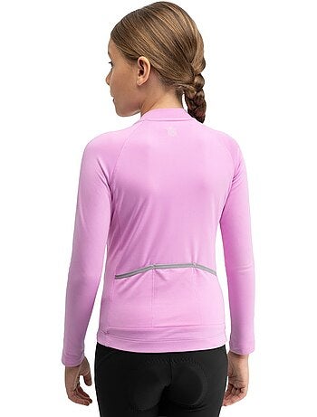 Camisola de ciclismo térmica de manga comprida rapariga