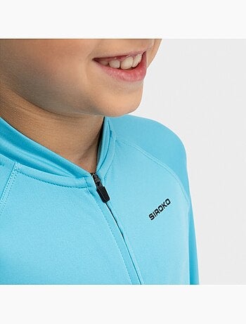 Camisola de ciclismo térmica de manga comprida rapaz