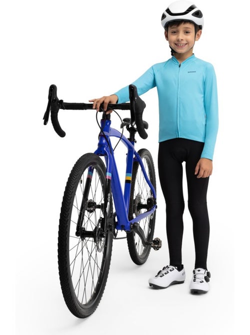 Camisola de ciclismo térmica de manga comprida rapaz - Kiabi