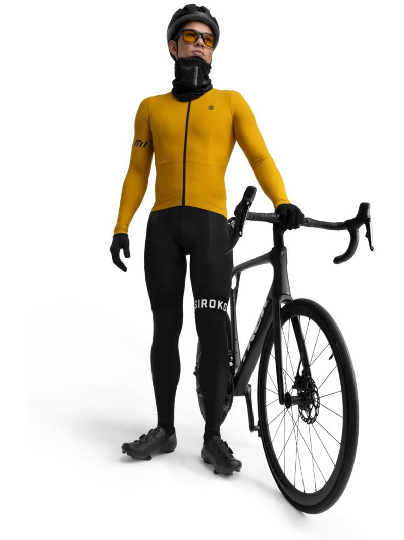 Camisola de ciclismo térmica manga comprida homem Amarelo - Kiabi