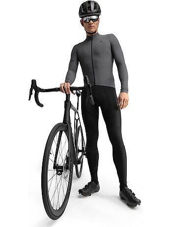 Camisola de ciclismo térmica manga comprida homem