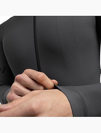 Camisola de ciclismo térmica manga comprida homem