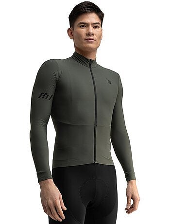 Camisola de ciclismo térmica manga comprida homem