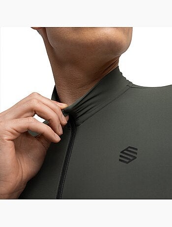 Camisola de ciclismo térmica manga comprida homem
