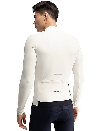 Camisola de ciclismo térmica manga comprida homem