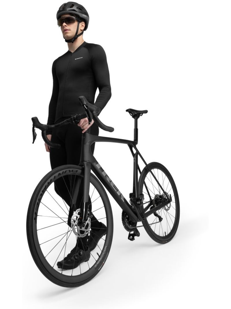 Camisola de ciclismo térmica manga comprida homem Preto - Kiabi