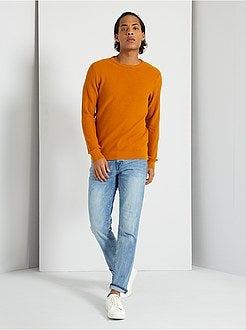 Camisola de conceção ecológica em malha texturada - Kiabi