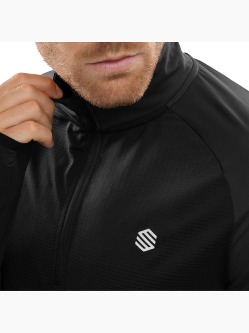Camisola de corrida com meio fecho para homem - Kiabi