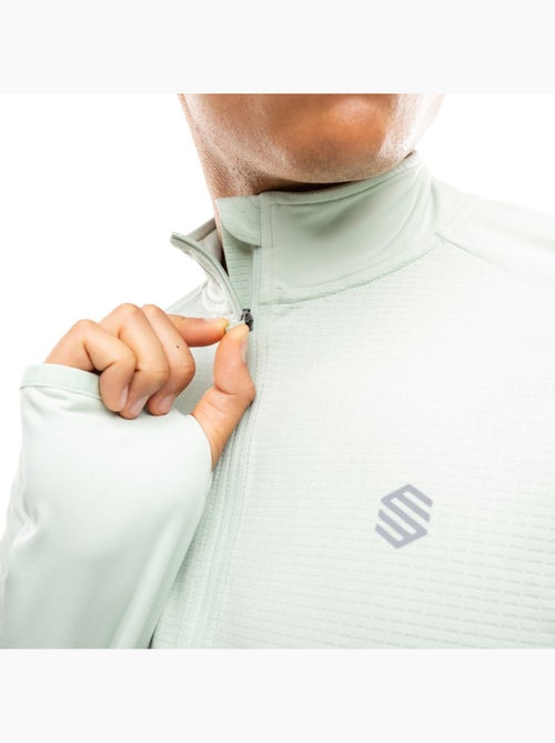 Camisola de corrida com meio fecho para homem - Kiabi