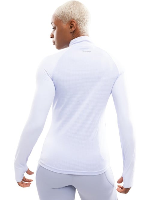 Camisola de corrida com meio fecho para mulher - Kiabi