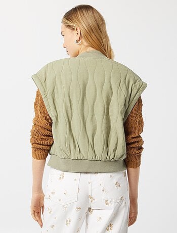 Camisola de croché de manga comprida