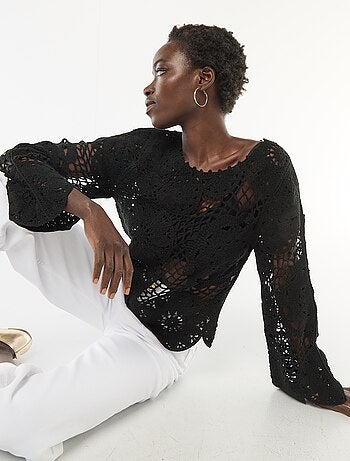 Camisola de croché