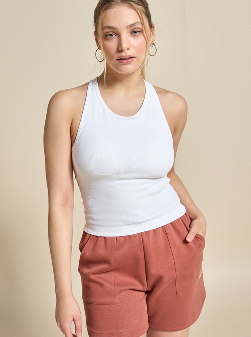 Camisola de desporto com copas integradas - (ekstract) - Kiabi
