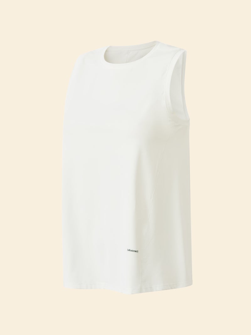 Camisola de desporto com copas integradas - (ekstract) Branco - Kiabi