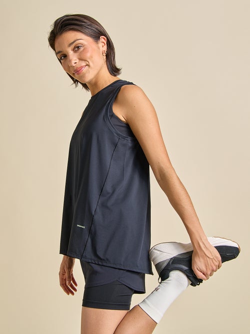 Camisola de desporto com copas integradas - (ekstract) - Kiabi Camisola de desporto com copas integradas - (ekstract) - Kiabi