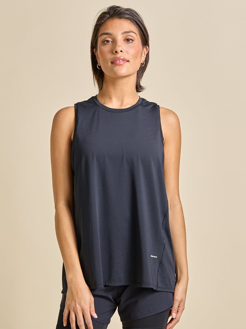 Camisola de desporto com copas integradas - (ekstract) Preto - Kiabi