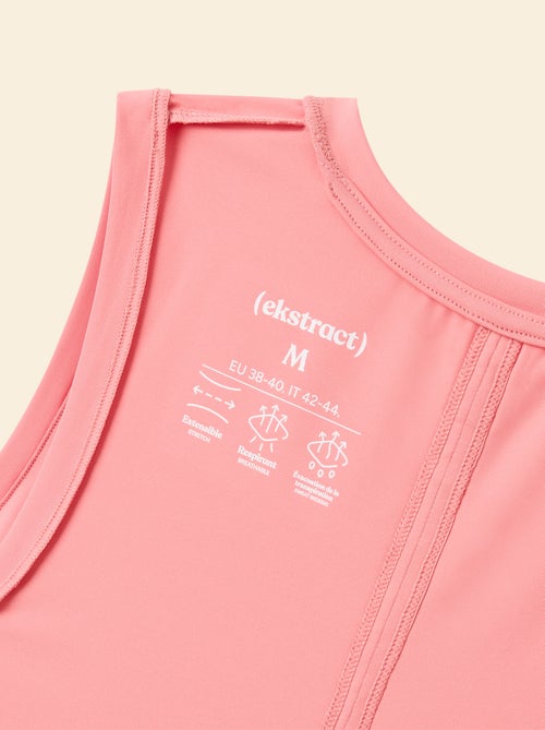 Camisola de desporto com copas integradas - (ekstract) - Kiabi