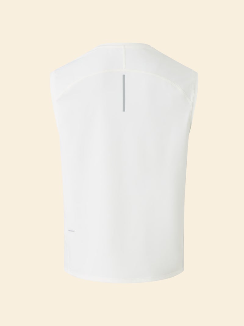 Camisola de desporto com mesh nas laterais - (ekstract) Branco - Kiabi