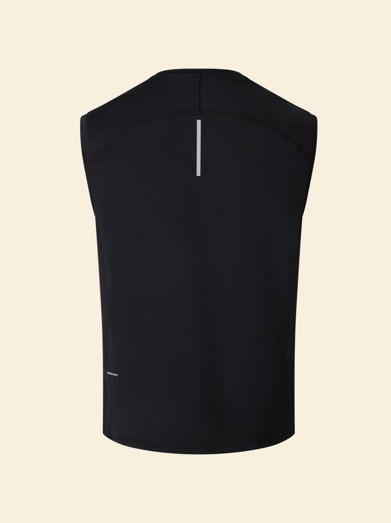 Camisola de desporto com mesh nas laterais - (ekstract) Preto - Kiabi