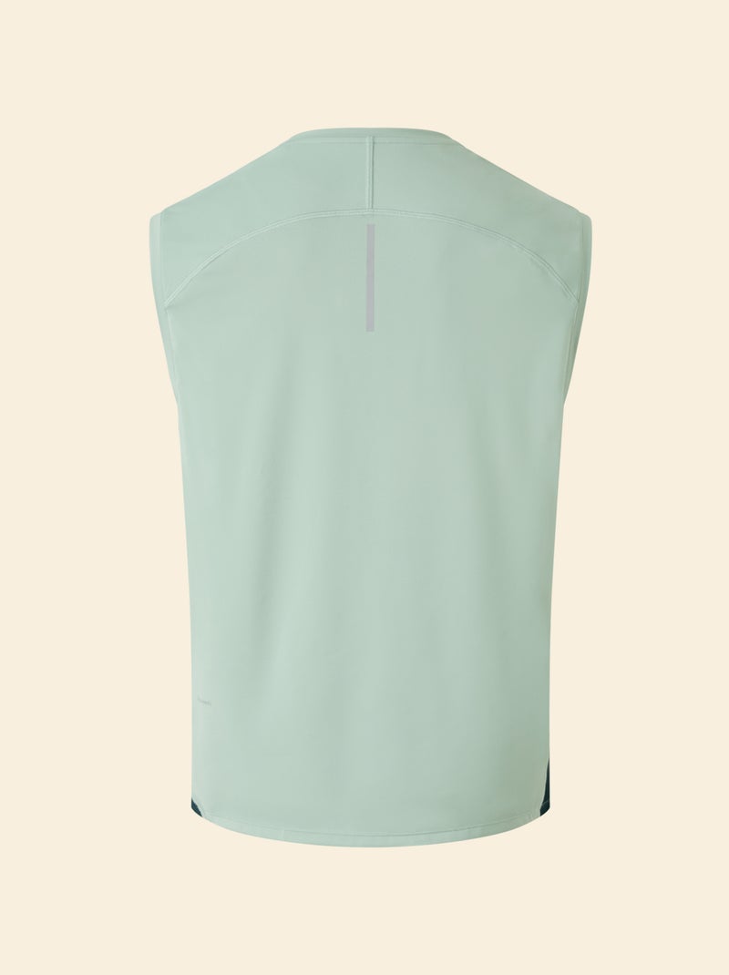 Camisola de desporto com mesh nas laterais - (ekstract) Verde - Kiabi
