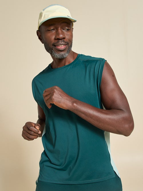 Camisola de desporto com mesh nas laterais - (ekstract) - Kiabi