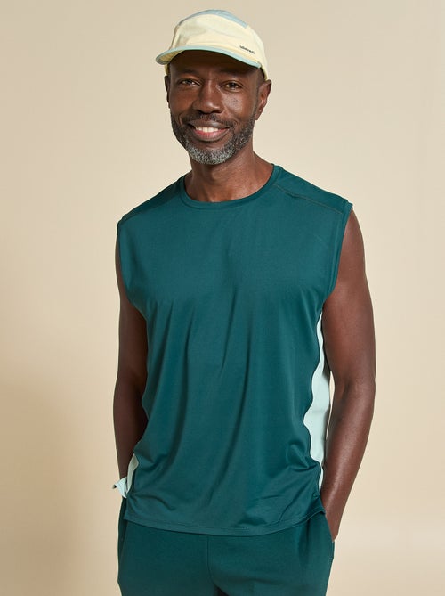 Camisola de desporto com mesh nas laterais - (ekstract) - Kiabi