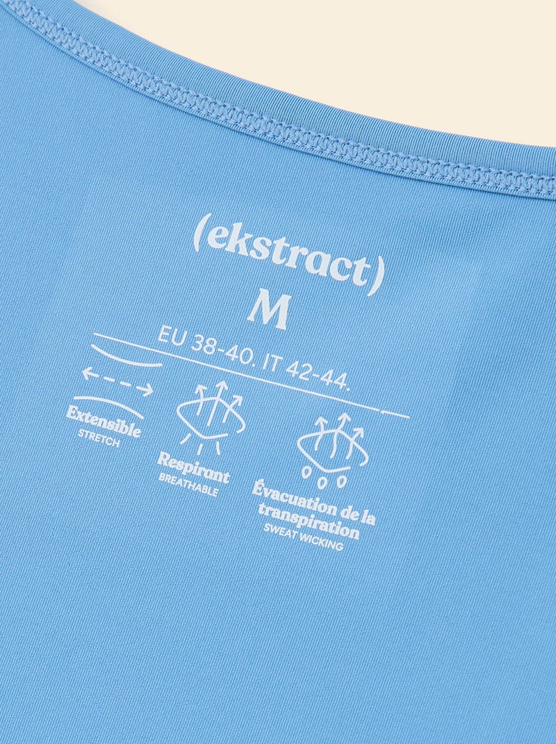 Camisola de desporto fluida - (ekstract) Azul - Kiabi