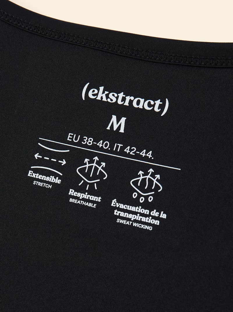 Camisola de desporto fluida - (ekstract) Preto - Kiabi
