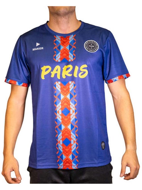 Camisola de Futebol Azul Sport Zone Paris 4009 - Kiabi Camisola de Futebol Azul Sport Zone Paris 4009 - Kiabi
