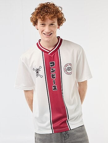 Camisola de futebol estampada 'One Piece'