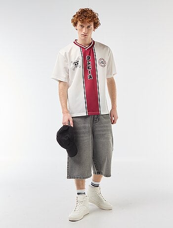 Camisola de futebol estampada 'One Piece'