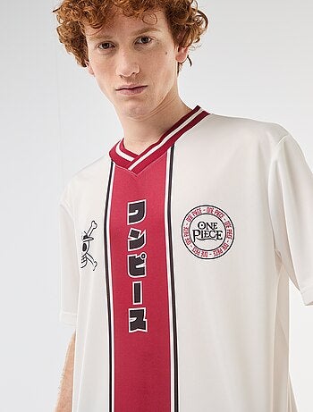 Camisola de futebol estampada 'One Piece'