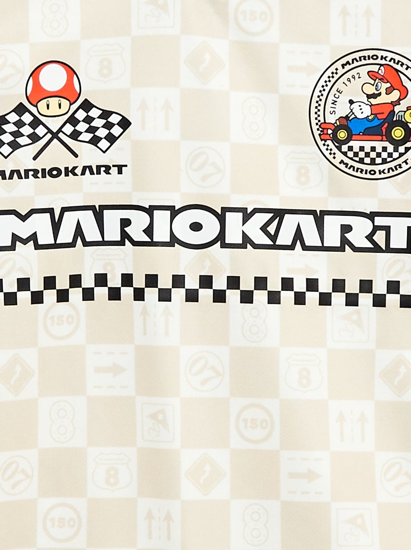 Camisola de futebol 'Mario Kart' Branco - Kiabi