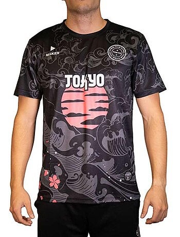 Camisola de Futebol Preta Sport Zone Tóquio 4009