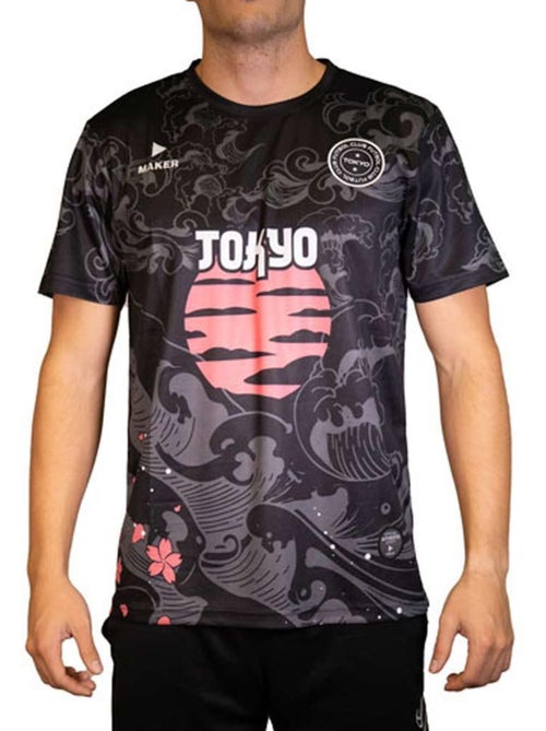 Camisola de Futebol Preta Sport Zone Tóquio 4009 - Kiabi Camisola de Futebol Preta Sport Zone Tóquio 4009 - Kiabi