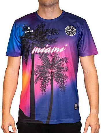 Camisola de Futebol Sport Zone Miami Azul-Marinho/Rosa