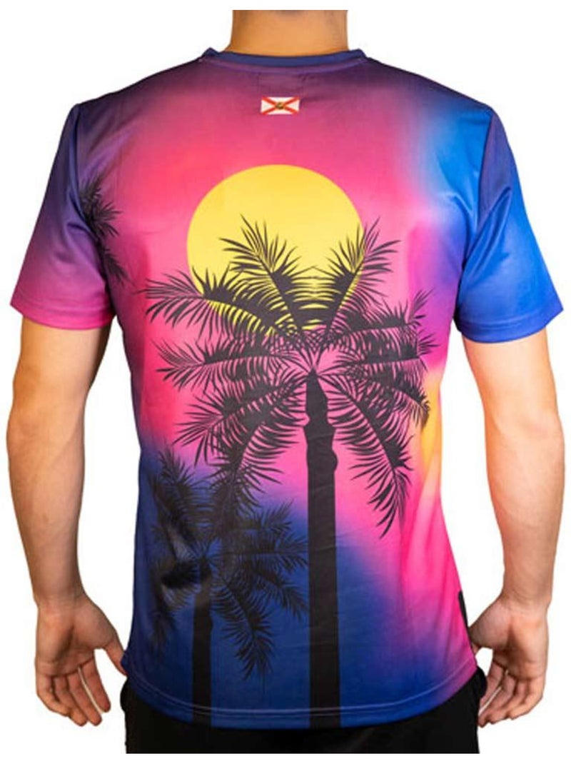 Camisola de Futebol Sport Zone Miami Azul-Marinho/Rosa Rosa - Kiabi