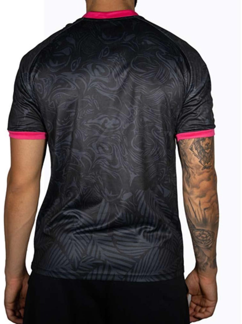 Camisola de Futebol Sport Zone Miami Preta/Rosa Preto - Kiabi