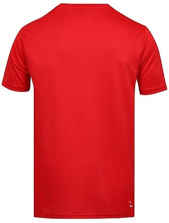 Camisola de futebol vermelha umbro league para homem