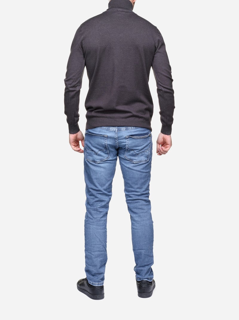 Camisola de gola alta - Kenzarro Cinza escuro - Kiabi