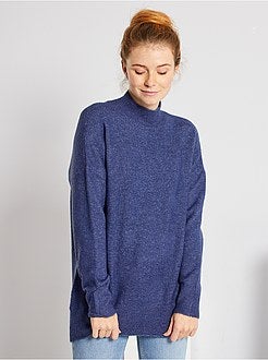 Mulher do 34 até 48 - Camisola de gola alta - Kiabi