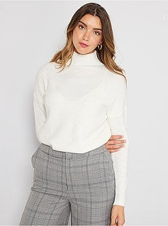 Camisola de gola alta - Kiabi