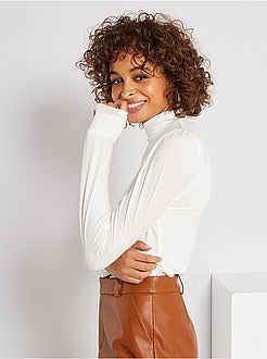 Camisola de gola alta - Kiabi