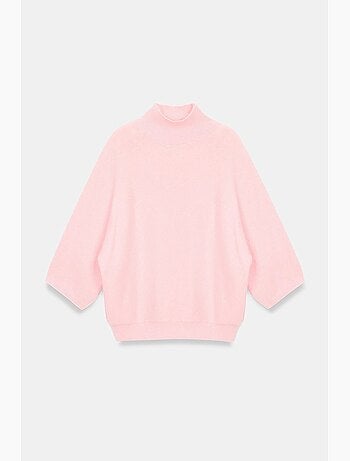 Camisola de gola alta canelada dilvin