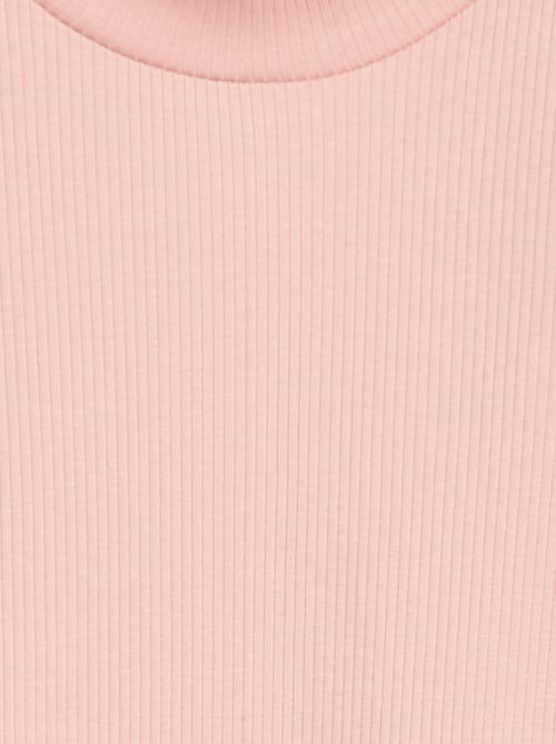 Camisola de Gola Alta Canelada - Kiabi